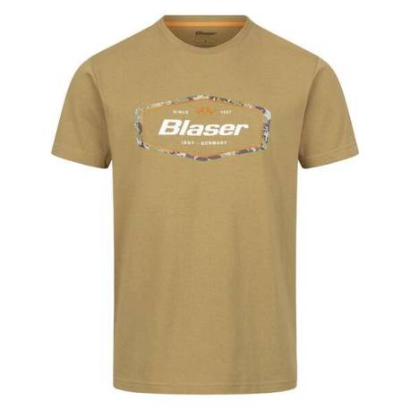 Tricou BLASER BADGE T 24 Dull Gold, marimea M