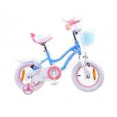 Bicicleta copii 2-4 ani ROYAL BABY StarGirl roti 12", Albastru
