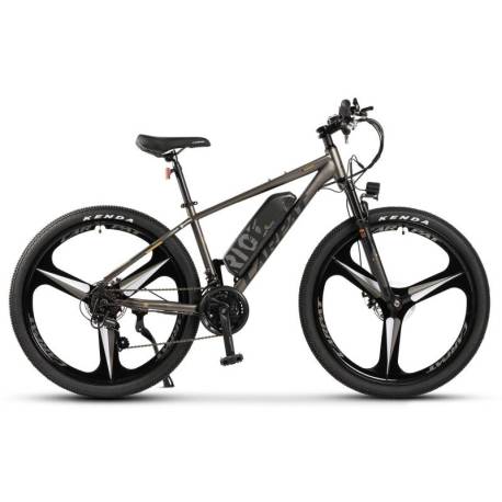 Bicicleta electrica CARPAT Pioneer C27517E roti 27.5", Gri/Negru