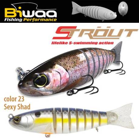 Swimbait BIWAA STROUT 6.5", 16cm, 52g, 23 Sexy Shad