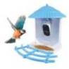 Hranitoare inteligenta pentru pasari PNI MyBird PT035 cu camera Wi-Fi 4MP si panou solar 3W