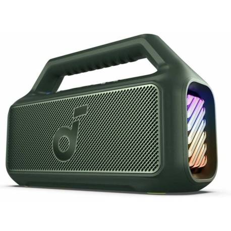 Boxa portabila ANKER Soundcore Boom 2, 80W, BassUp 2.0, IPX7, Lumini RGB, Bluetooth 5.3, Verde