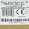 Camera supraveghere video PNI IP515J POE, bullet 5MP, 2.8mm, pentru exterior, alb