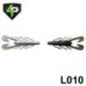 Rac 4PREDATORS Riku Shad 8cm, Floating, culoare L010, 5buc/plic