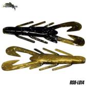 Rac 4PREDATORS Riku Shad 8cm, Floating, culoare L014, 5buc/plic