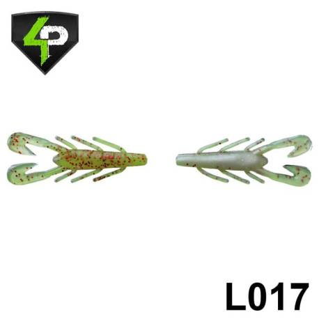 Rac 4PREDATORS Riku Shad 8cm, Floating, culoare L017, 5buc/plic