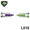 Rac 4PREDATORS Riku Shad 8cm, Floating, culoare L018, 5buc/plic