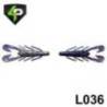 Rac 4PREDATORS Riku Shad 8cm, Floating, culoare L036, 5buc/plic