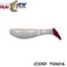 Shad RELAX Kopyto Tail, 7.5cm, culoare T001, 4buc/plic