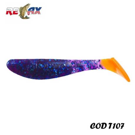 Shad RELAX Kopyto 3" Tail 7.5cm, culoare T107, 4buc/plic