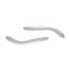 Naluca LIBRA LURES Fatty D'Worm Tournament 5.5cm, 001 White, 12buc/borcan