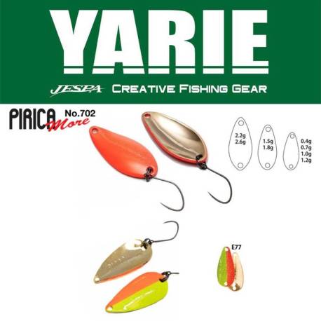 Lingurita oscilanta YARIE 702 Pirica More 2.2g, E77 Half Mac