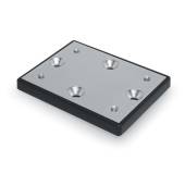 Placa montare pentru suport lanseta cu ax dublu CANNON, 4"x3"