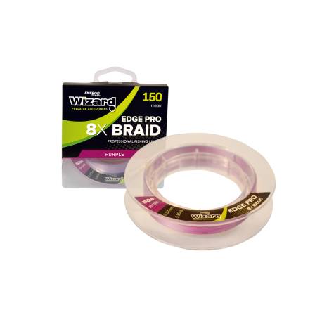 Fir textil WIZARD Edge Pro 8X Braid Violet 0.07mm, 150m, 6.65kg