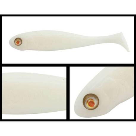 Naluca ADUSTA PENTA SHAD 2", 5cm, 001 White Glow, 8buc/plic