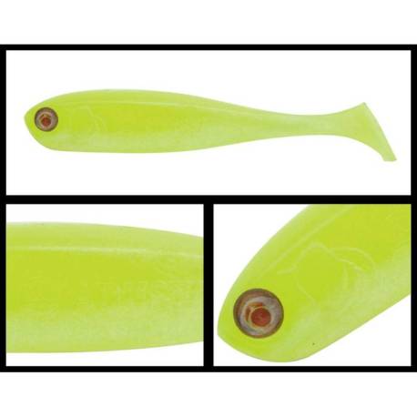 Naluca ADUSTA PENTA SHAD 2", 5cm, 117 Chart White, 8buc/plic