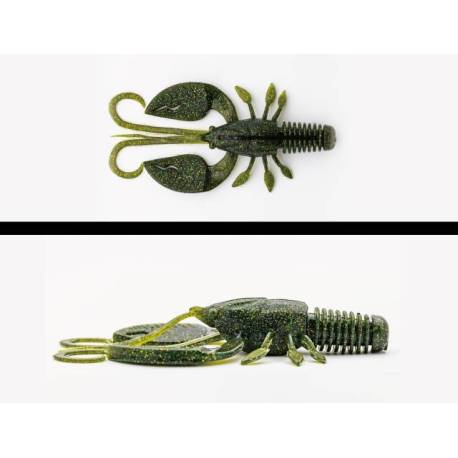 Rac siliconic ADUSTA GADGET CRAW 9.6cm, 009 Weed Shrimp, 4buc/plic