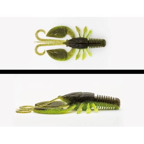 Rac siliconic ADUSTA GADGET CRAW 9.6cm, 122 Green Pumpkin Chart, 4buc/plic