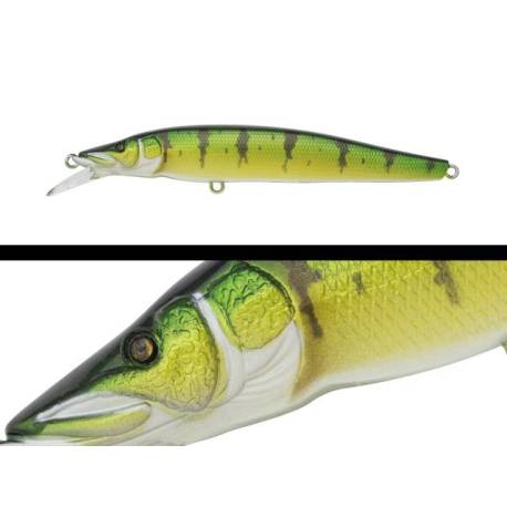 Vobler ADUSTA JERK SPIKER 130SP 13cm, 21g, 021 Yellow Perch