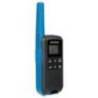 Set 2 statii radio portabile PMR DECROSS DC63 Blue, 446MHz, 0.5W, 16CH