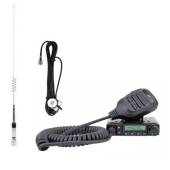 Pachet statie radio UHF PNI Escort HP 446, 199 canale si antena PNI UF500 cu cablu