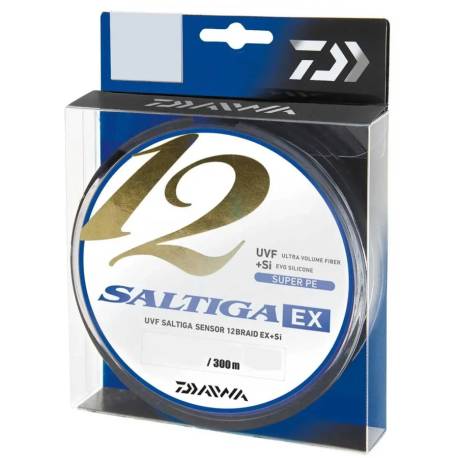 Fir textil DAIWA SALTIGA 12 Braid EX+SI MC, 0.18mm, 16.2kg, 300m