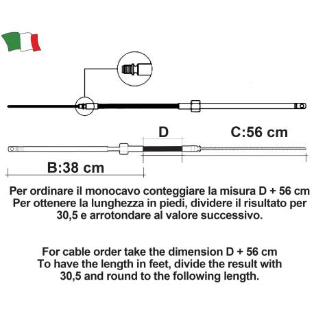 CABLE M58 12 FT