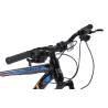 Bicicleta MTB-HT CARPAT SPARTAN C2958B, 7 viteze, Roti 29", Frane Disc, Negru/Portocaliu/Albastru