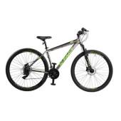 Bicicleta MTB hidraulica X-FACT Atlas 2999H roti 29", Gri/Verde