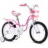 Bicicleta copii 3-5 ani ROYAL BABY Little Swan roti 14", Roz