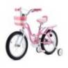 Bicicleta copii 3-5 ani ROYAL BABY Little Swan roti 14", Roz