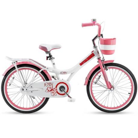 Bicicleta copii 5-7 ani ROYAL BABY Jenny Children roti 18", Alb