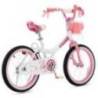 Bicicleta copii 5-7 ani ROYAL BABY Jenny Children roti 18", Alb