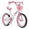 Bicicleta copii 5-7 ani ROYAL BABY Jenny Children roti 18", Alb