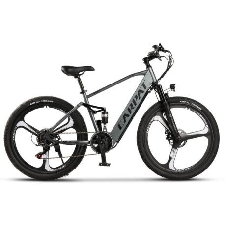 Bicicleta electrica CARPAT Knight C26519E roti 26", Gri/Negru