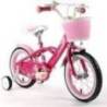 Bicicleta copii 5-7 ani ROYAL BABY Mermaid roti 18", Roz