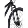 Bicicleta MTB-HT Carpat MONTAN C2958H, Shimano Tourney TZ 7 viteze, Roti 29 Inch, Cadru Aluminiu, Frane pe Disc, Negru/Gri