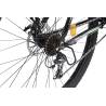 Bicicleta MTB-HT Carpat SPARTAN C2958B, Index HE-M50 7 viteze, Roti 29, Frane Disc, Negru/Argintiu/Verde