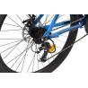 Bicicleta MTB-HT Carpat SPARTAN C26581A, Schimbator Index HE-M50 7 viteze, Roti 26, Cadru Aluminiu, Frane disc, Albastru/Negru