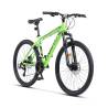 Bicicleta MTB-HT Carpat SPARTAN C26581A, Schimbator Index HE-M50 7 viteze, Roti 26, Cadru Aluminiu, Frane disc, Verde/Negru