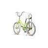 Bicicleta CITY Carpat Liberta C2694A, Roti 26 inch, Frana V-Brake, Cadru Verde cu Design Negru