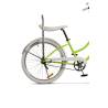 Bicicleta CITY Carpat Liberta C2694A, Roti 26 inch, Frana V-Brake, Cadru Verde cu Design Negru