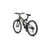 Bicicleta MTB-Full Suspension Rich R2649A, Sunrun 21 Viteze, Roti 26 Inch, Frane V-Brake, Negru/Verde/Portocaliu