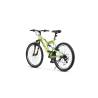 Bicicleta MTB-Full Suspension Rich R2649A, Sunrun 21 Viteze, Roti 26 Inch, Frane V-Brake, Verde/Portocaliu/Negru