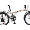 Bicicleta pliabila VELORS Polo V2053A, roti 20", Alb/Rosu