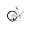 Bicicleta Copii 3-5 ani Velors V1402B, Roti 14 Inch, Frana fata/spate V-Brake, Roti Ajutatoare, Roz/Fucsia/Alb