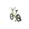 Bicicleta Copii 4-6 ani Rich R1605A, Roti 16 Inch, Frana fata V-Brake, Frana Spate Tambur, Roti Ajutatoare, Verde/Alb