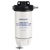 Filtru separator OSCULATI 17.661.35 cu tava de colectare din aluminiu