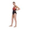 Costum inot femei SPEEDO Hyperboom Placement Muscleback negru rosu, marimea 42