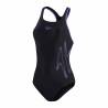 Costum baie femei Speedo Hyperboom negru mov, marimea 30